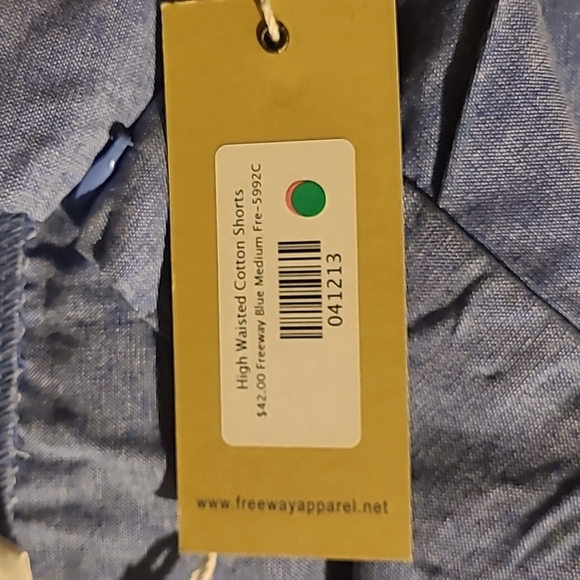 FREEWAY New Day to Evening Flared Heather Blue/White  Skort - Picture 6 of 12